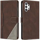 Radoo Coque pour Samsung Galaxy A32 5G, Housse Etui Portefeuille Cuir Multifonction, Fermeture Magnétique à Clapet Anti-Choc 