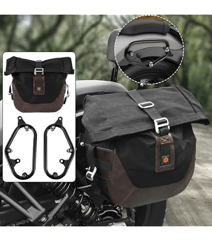 Solo Satteltasche 3 Liter Für Honda Rebel 500 & Custombikes – Aus Kunstleder, Wasserabweisend
