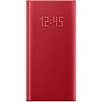 Samsung Original Galaxy Note 10 LED View Cover Case - Red