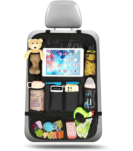 2 Stück Auto Sitz Organizer - Faltbare Netztaschen Für SUV & Van