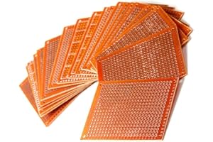 Hailege 20pcs 5x7cm Bakelite DIY Prototype Board PCB 5x7cm Universal Breadboard Test Prototype Boards for DIY Electronics Experiments
