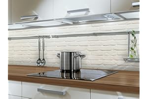 Rodnik Küchenrückwand robuste Kunststoff Platte, MONOLITH in PREMIUM Qualität, Direktdruck. MOTIVAUSWAHL (60 x 300 cm, Backsteinwand)