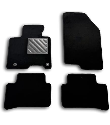 Kit Tappetini Auto Per Hyundai Tucson Hybrid 2020-2025 - Sagomati, In Moquette Nera, Con Battitacco, Made In Italy