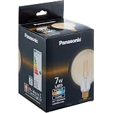 PANASONIC E27 FİL G125, SARI IŞIK LAMBA 7W 630LM 2000K GOLD