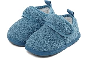 Cheerful Mario 1-5 Years Baby Toddler Boys Girls Slippers Warm Sherpa Fleece Lining Indoor Outdoor Little Kids Winter Shoes