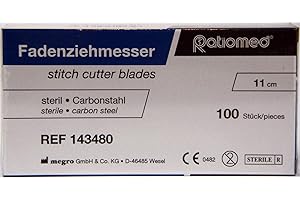 MEGRO / RATIOMED Fadenziehmesser ratiomed 11 cm, steril (100 Stck.)