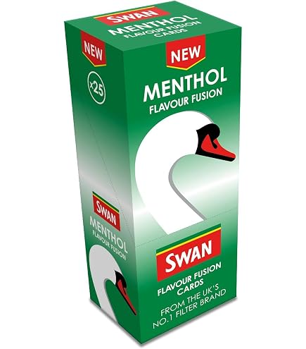 ROLLING KING Menthol Infusion Flavour Cards 25 Cards per Box : Amazon.co.uk:  Grocery