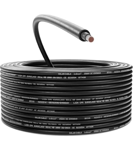 Cavo Solare RedStar24 6mm² Rosso - 50m, Resistente UV, Per Pannelli Solari, Inverter, Regolatore - Foto 8