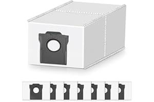 BISENKUD 8 Stück Staubbeutel für Dreame D10 Plus Gen 2 / L10s Plus Saugroboter, 4L Großer Kapazität Staubsaugerbeutel Zubehör