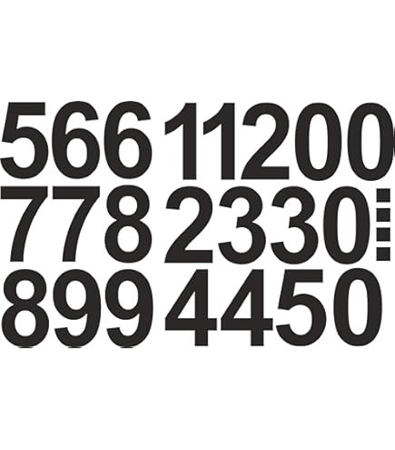 Numeri Impermeabili Numeri Adesivi Alti 15 Cm - Rosso - 26 Pezzi 0-9 - Impermeabili Per Esterni Adesivi Numeri Esterni