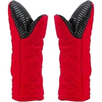 Swooflia Ofenhandschuhe Lustig & Hitzebeständig – 100% Baumwolle, Extra Dick, Mit Aufhängering (27,9 X 17,8 Cm)