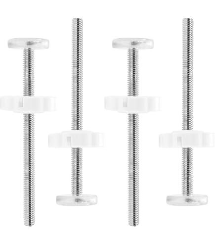 4 Pcs (Blanc)BarrièRe SéCurité Enfant M10 Tige FiletéE, Pour BarrièRe BéBé Ou Animal De Compagnie Stair Gate Tendeur Vis Stair Gate Escalier Extensi | Leroy Merlin