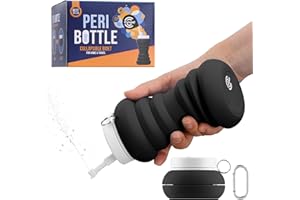 ‎CYNPEL Cynpel Faltbares und tragbares Bidet für die Wochenbett Intimhygiene - 600 ml Intimdusche für Frauen - Peri Flasche für Krankenhaus Tasche Mutterschaft Essentials - Schwarz