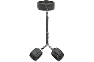 DaniChou® 3in1 SM Bondage Set med Halsband & Handbojor, Premium SM-leksaker för par, Bondage Set, Handbojor, BDSM Halsband, BDSM Set, Restraints, Sexleksaker för par, Sexleksaker erotiska