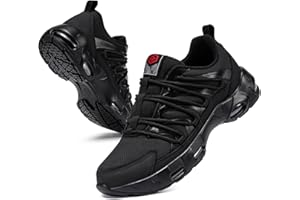 LARNMERN Antideslizante Cocina Zapatillas de Cocina Hombre Zapatos de Trabajo Hostelería Calzado Antideslizante sin Puntera