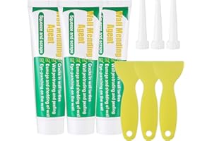 DOES NOT APPLY Crème Réparatrice Murale, Crème Agent Réparation de Mur, Universal Wall Mending Agent Repair Cream, avec Grattoir et Buse Pointue, Agent de Réparation de Surface de Mur de Moule pour Mur - 100g * 3