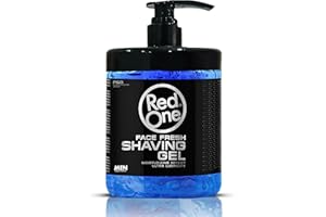 Redone Shaving Gel Face Fresh 1000 ml – Transparent No Foam Shaving Gel for Men | Perfect for Clean Contours, Smooth Glide & Precise Shaves | Professional Barber Quality