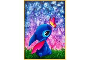 DCIDBEI DIY Diamond Painting 5D Fai Da te con il numero Diamanti e Animali kit per ricamo a punto croce Mosaico Painting Puzzle 5D per decorare il Soggiorno Immagini Pareti 30 x 40 cm