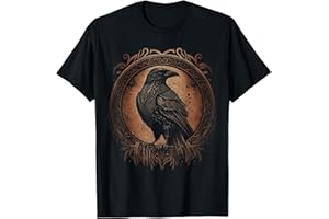 BAUM DES LEBENS ODIN ODHIN WOTAN DESIGNS Odins Rabe Odin's Raven Wikinger Midgard Thor Walhalla T-Shirt