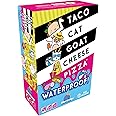 Blue Orange | Taco Cat Goat Cheese Pizza Waterproof | Family Card Game | Ages 8+ | 2-8 Players | 10+ Minutes Playing Time