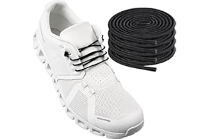 Endoto 2 Paare Elastische Ohne Binden Schnürsenkel für ON Cloud 5 Running Schuhe, Ersatz Rund Dehnbare Gummi Laces Schuhbänder Shoelaces für On Laufschuhe