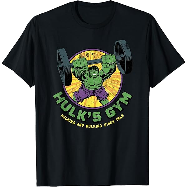 T-Shirt Uomo Kiwistar Con Logo Hulk Fist - Girocollo, Mezza Manica, Cotone