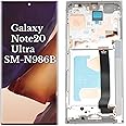 for Galaxy Note 20 Ultra SM N986B SM N986U SM N986W N985F N985F DS 4G 5G 6.9 Inch Touchscreen Digitizer Assembly, Phone Fully Assembled Screen Replacement Kit (Silver)