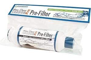 Guardian Filtration Products Max Clear PRO Hot Tub Spa Pool Garden Hose Carbon Pre Filter- Removes Most Chlorine Sediment Volatile Organic compounds - Up to 10,000 gallons