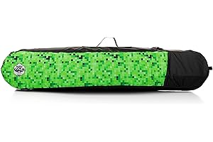 BAMBINIWELT BY RAFAEL K. BAMBINIWELT - Borsa da snowboard per bambini, molto spazio per casco, scarpe da sci