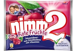 ‎NIMM2 nimm2 Bonbon Rote Früchte (1 x 429g) / Bonbons mit Fruchtsaft & Vitaminen nimm2 Bonbon Rote Früchte 18x429gnimm2 Bonbon Rote Früchte (1 x 429g) / Bonbons mit Fruchtsaft & Vitaminen