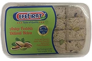 EFEFIRAT Efe Firat Helva mit Pistazien, Türkische Süßwarenspezialität mit Pistazien