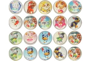 VIYAAN Pelotas Saltarinas, 20 Piezas Pelotas de Rebote, Pelotas Saltarinas para Niños, Bouncing Balls, Pelota Goma, Patrón Aleatorio