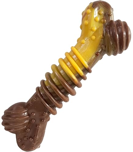 Nylabone Maximum Strength Tough Extreme Gourmet Wishbone Giocattolo Da Masticare Per Cani Infuso Con Sapore Extra Di Pollo In Tutto L Osso Grande Cani 0 A 23 Kg 878614853 - 5