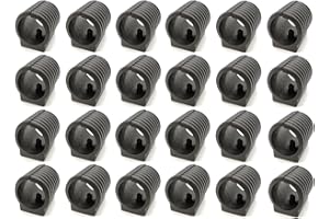 LEZED Almohadillas de Tubo de Silla de Plástico Silla Tapas para Piernas Almohadillas protectores de suelo Muebles Cubiertas de Mesa Protectores de Piso en forma de U 20 Piezas (19mm)