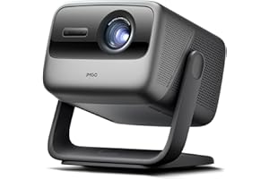 ‎JMGO JMGO N1S Ultra Beamer 4K, Triple Laser Projektor mit GTV Netflix, 2800 ISO Lumens, Gimbal Echtzeit Bildkorrektur, 300 Zoll Blu-ray 3D Beamer Heimkino, HDR10, 20W Dual-Lautsprecher mit DTS-HD und DD+