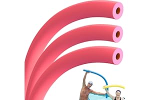 PLAYZOCO Churro de Piscina, Churro natación, Fideos para el Agua, Fideo Espuma para Nadar, Flexible Apto para niños y Adultos, Flotadores para Piscina, 6 cm diámetro x 150 cm Largo