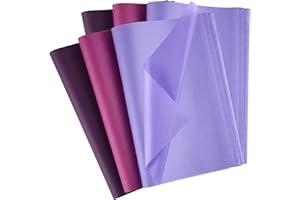 Morcheiong Lot de 120 feuilles de papier de soie multicolore pour emballage cadeau d'anniversaire, mariage, vacances, artisanat, décoration, fête, festival (50 x 37 cm)