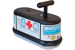 Italtrike - Porteur La Cosa - Camion Ambulance avec Coffre - Silencieux, Compact, Stable, Multi-Directionnel - Idéal Appartement - Fabriqué en Italie - Dès 12 Mois