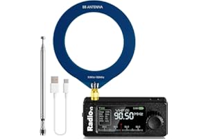 AURSINC Si4732 Mini Radio V3 Pocket Shortwave Radio Receiver, HF SW MW VHF All Band Radio, AM/FM/LSB/USB Mode, with 800mAh Battery for Outdoor Adventures, Travel, Daily Use