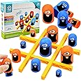 Pipihome Tic Tac Toe, Big Eat Small Tic Tacs Toe Family Games, Gobblet Gobblers Board Game Travel Games, Toys Gifts for 3+ Year Old Boys Girls
