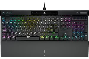 CORSAIR K70 RGB PRO Teclado Mecánico con Cable para Juegos – Interruptores Lineales Cherry MX Red, SOCD, Llaveros PBT Double-Shot, 8000Hz Hyper-Polling, NKRO, Torneo Switch, QWERTY ES – Negro