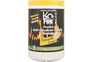 KO Feu - Poudre Anti Goudron et Suie - Ramonage Catalytique - Chimique - Professionnel - 1000 cc