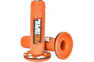 KYSUN 1 Pair Rubber Handlebar for Motorcycle, 22mm/24mm Motorcycle Handlebar Grips for Motorcycle Handlebar Cross, Pitbike, Enduro, Non-Slip and Durable