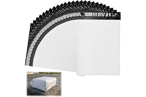 Fraktpåsar 45 x 60 cm, 25 stycken fraktpåsar kläder vit | Förpackningspåsar självhäftande fraktpåsar ogenomskinliga fraktpåsar plast för transport av kläder gods