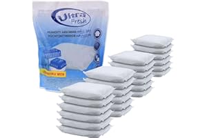 Spetebo Lot de 24 recharges pour déshumidificateur d'air Ultra Fresh - 450 g - Granulés pour déshumidificateur