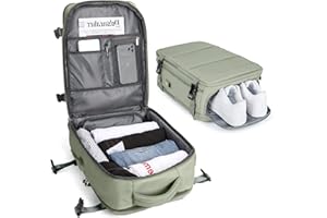 BJLFS Mochila Viaje Cabina Avion 40x20x25 para Ryanair maletas de viaje cabina avion Bolsa de Cabina 45x36x20 para EasyJet Equipaje de Mano Cabina Avion Mochila de Senderismo