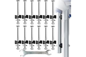 Accessori per Trampolino, HAIYUU 12 Pezzi Viti per Il Fissaggio del Trampolino Adatti per Trampolini Grandi e Piccoli Trampolini