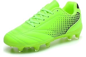 DAZFE Boys Football Boots Kids Football Shoes Cleats Boys Girls Trainers FG/AG Athletics Training Sport Running Shoes