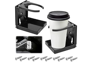 TNOMSNO Getränkehalter Auto, 2 Stück Klappbar Becherhalter, Klappbar Getränkehalter Flaschenhalter Boot Zubehör Tassenhalter, Universal Dosenhalter Flaschenhalter Tassenhalter Cup Holders für Boot