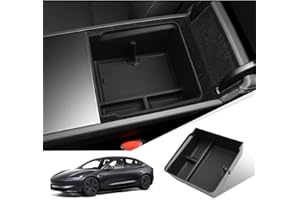 GIUD Tesla Model 3 2024 - Bandeja de almacenamiento para reposabrazos, organizador de apoyabrazos para almacenamiento de objetos pequeños Tesla Model 3 2024 Accesorios (Apoyabrazos)